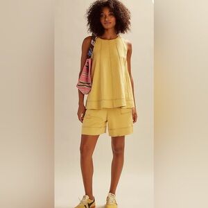 FREE PEOPLE Beach  Strada Short Size Small Color Pampas NWOT